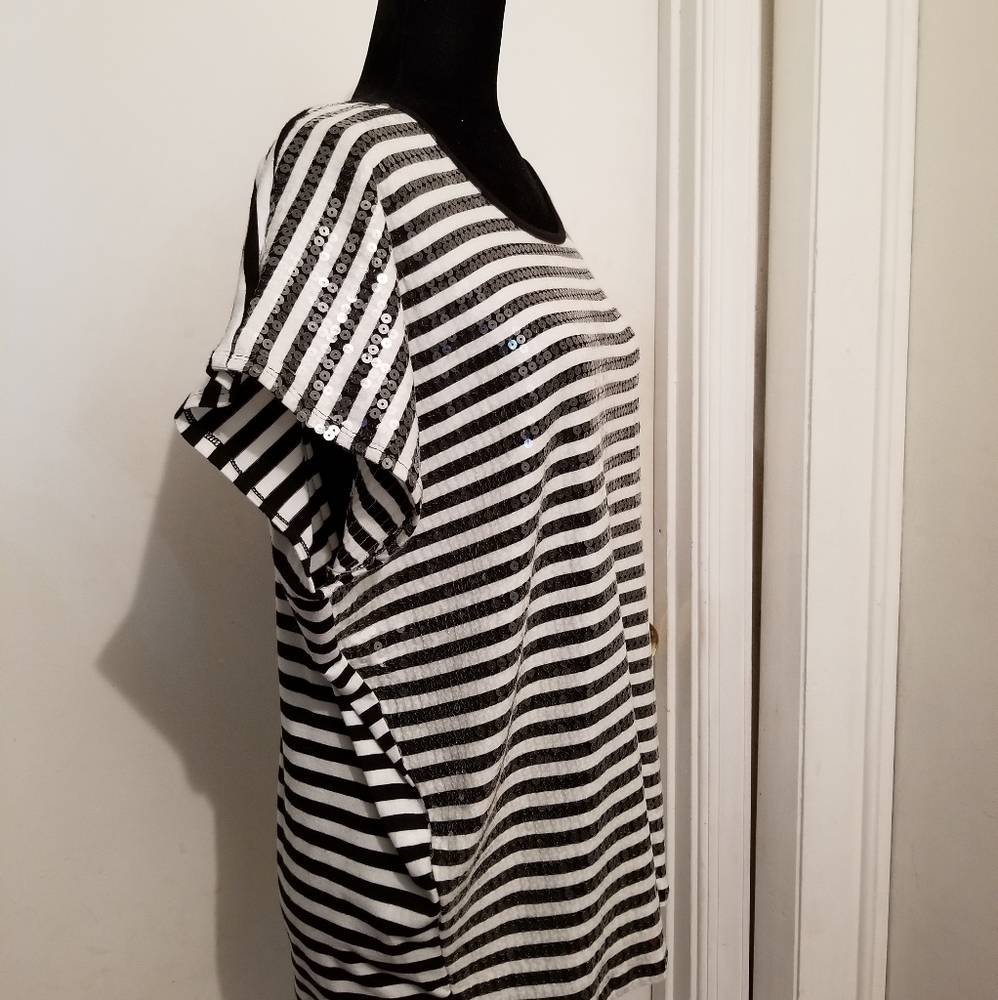 Ruby Rd. Sequined shirt - Picture 3 of 3